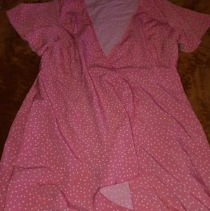 Shein Polka Dot Tie Dress